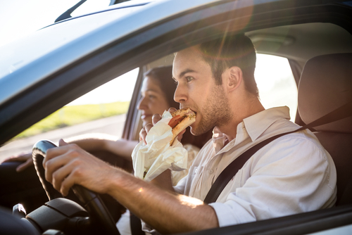 eating and driving